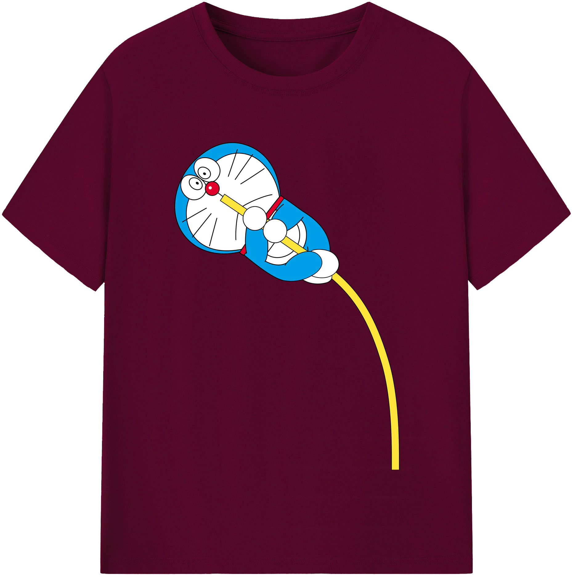 （画像用） ドラえもん Doraemon レディースカジュアルプリントTシャツ（綿100％）